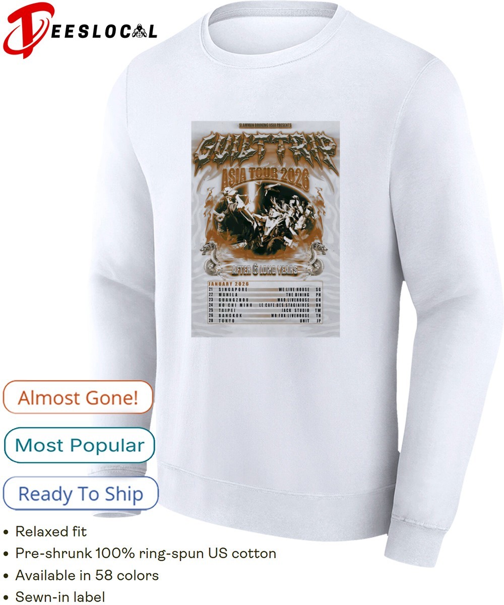 Guilt Trip Asian Tour 2026 Poster shirt, hoodie, sweater, long