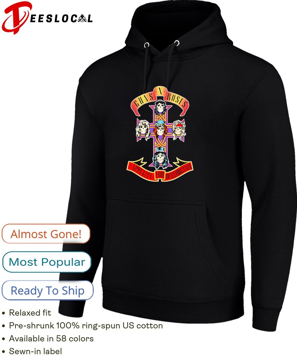 Gun N Roses World tour 2026 America Dates Schedule cross shirt