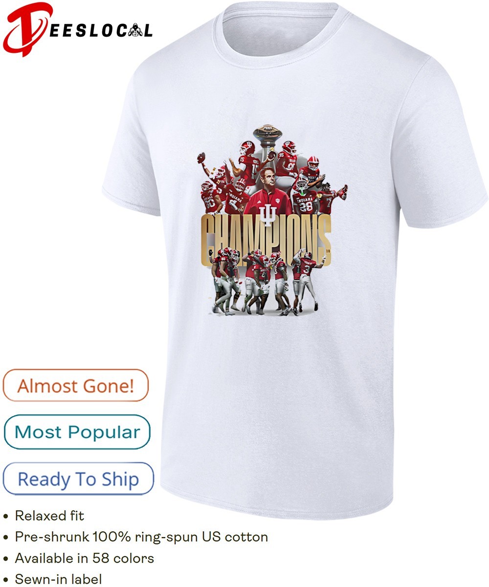 Indiana Hoosiers football team Champions 2026 shirt, hoodie