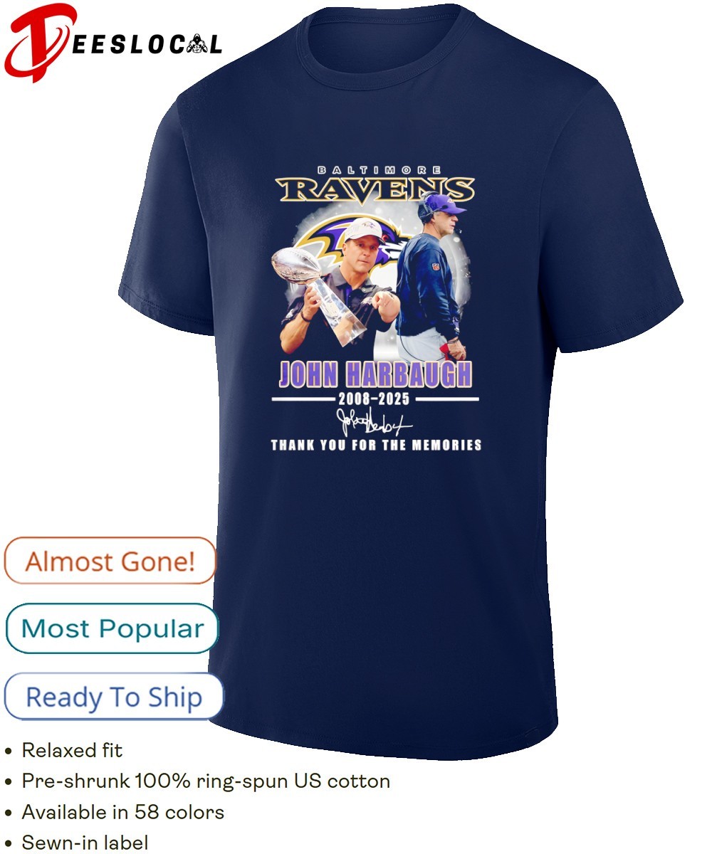 John Harbaugh coach Baltimore Ravens 2008 2025 thank you for the