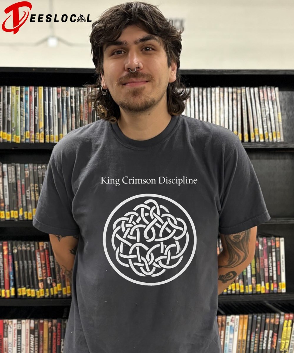 King Crimson Discipline logo shirt, hoodie, sweater, long sleeve King Crimson Discipline logo shirt, hoodie, sweater, long sleeve