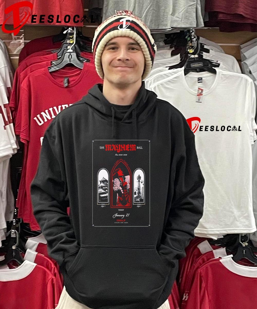 Lady Gaga The Mayhem Ball Osaka Japan Jan 21 2026 Concert shirt