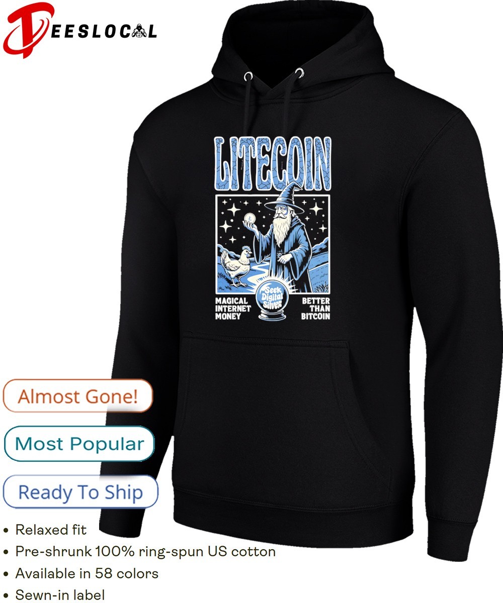 Litecoin magical internet money better than bitcoin shirt, hoodie, sweater,  long sleeve and tank top