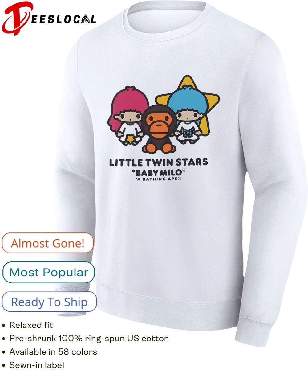 Little twin stars baby milo A Bathing Ape shirt, hoodie, sweater