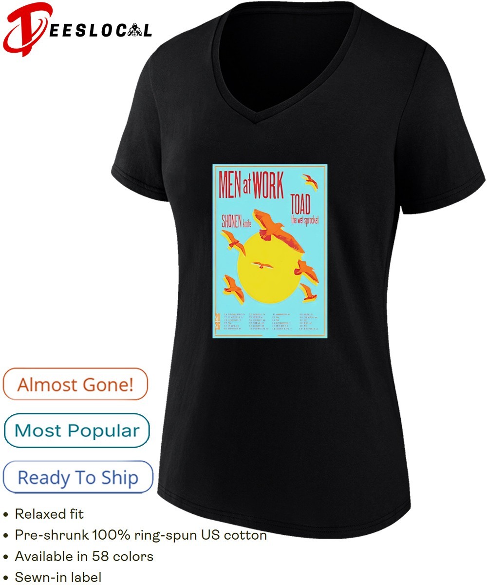 Men at work Toad the Wet Sprocket Shonen Knife US tour 2026 shirt