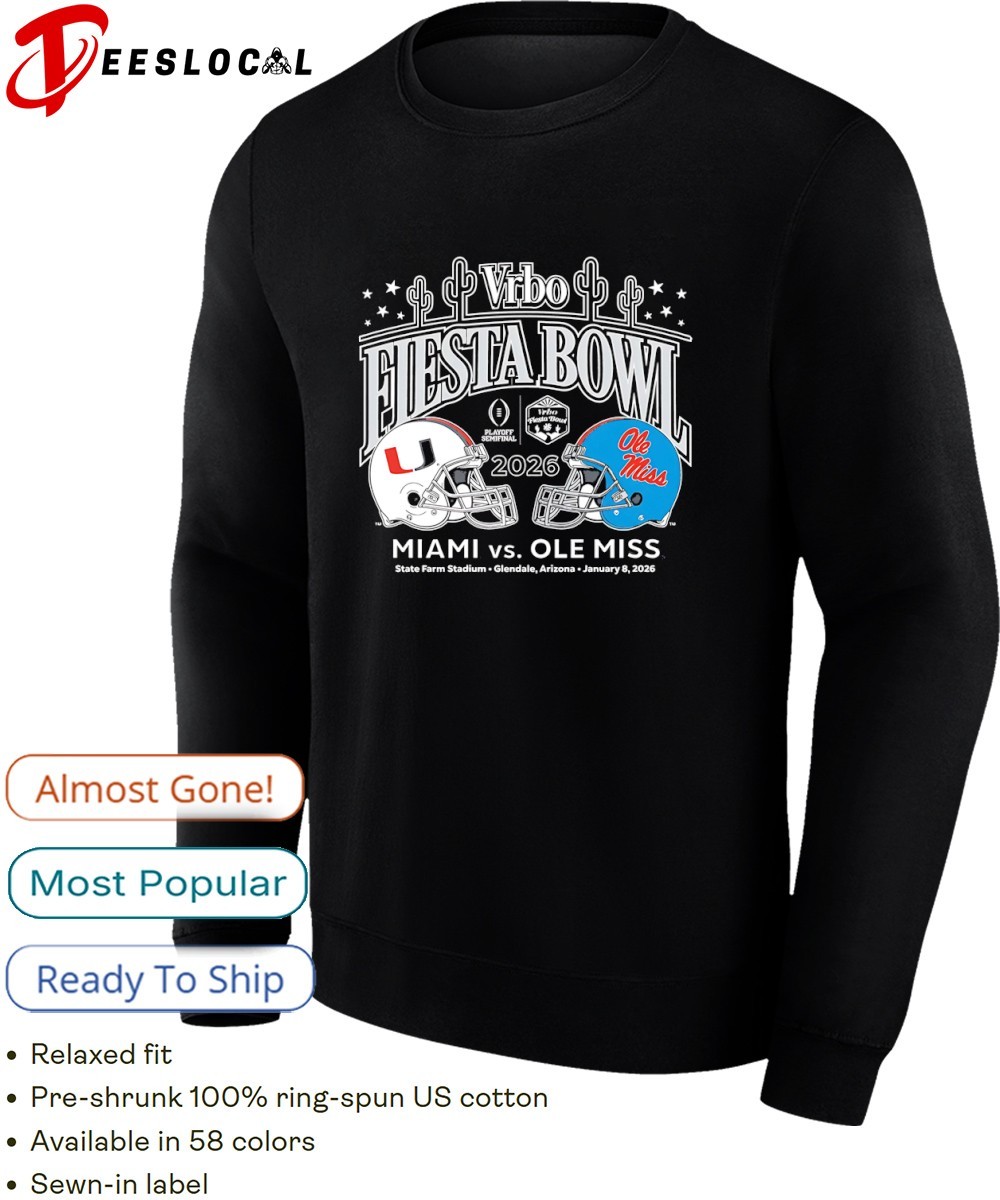 Miami Hurricanes and Ole Miss Rebels Vrbo Fiesta Bowl CFP 2026
