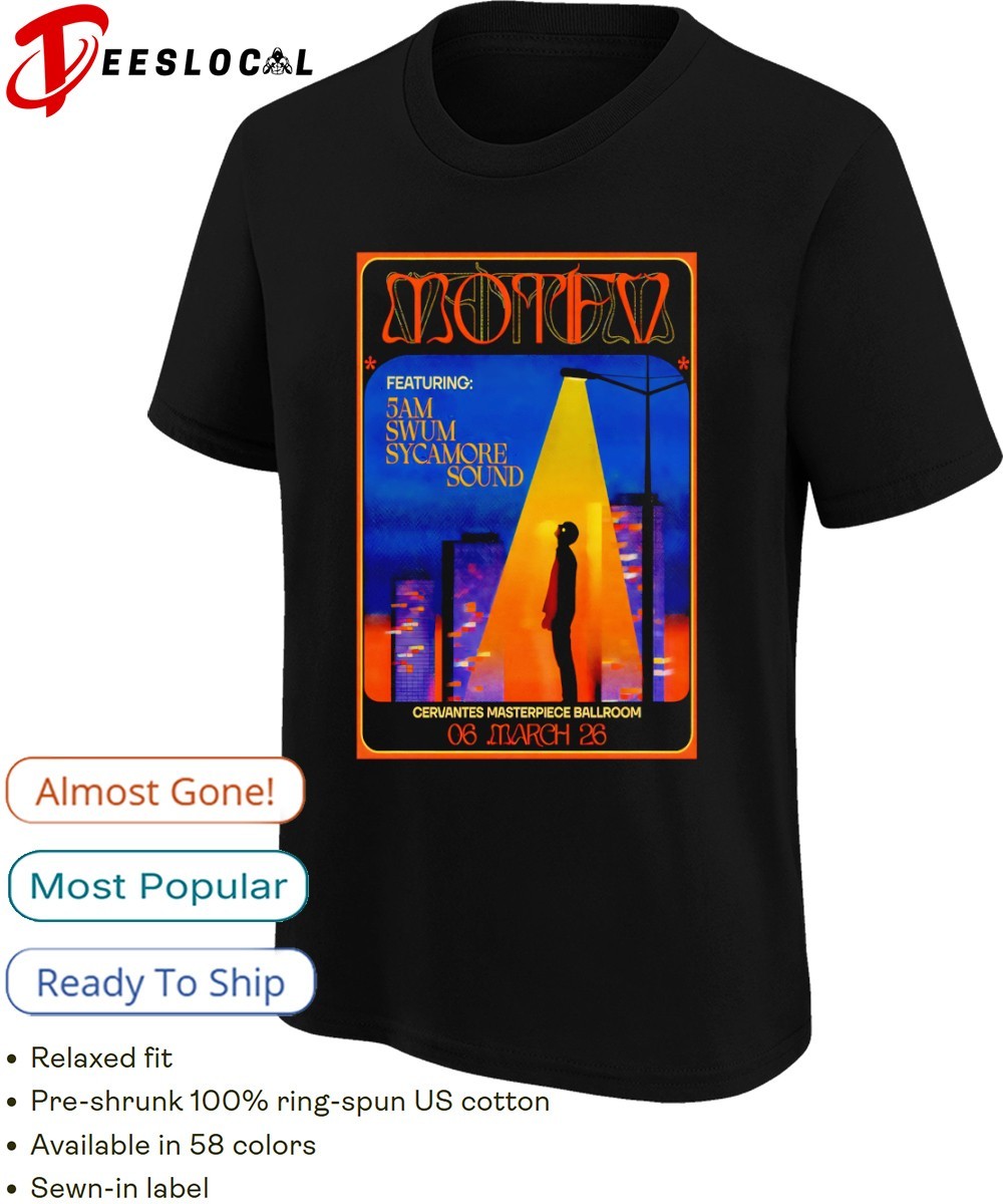 Motifv Mar 6 2026 Cervantes' Masterpiece Ballroom Denver CO shirt