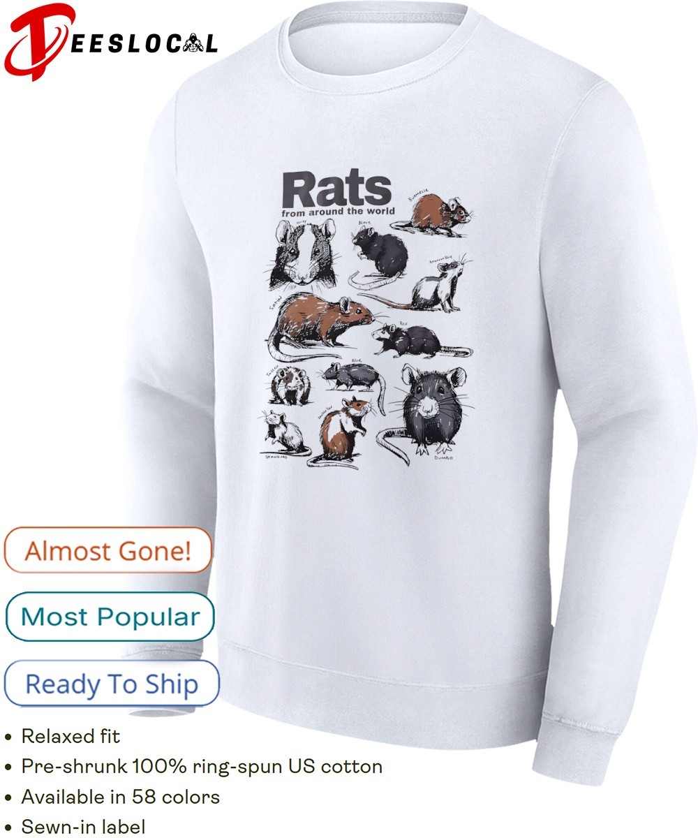 RATS ニット　XXL Rats from around the world shirt, hoodie, sweater, long sleeve and