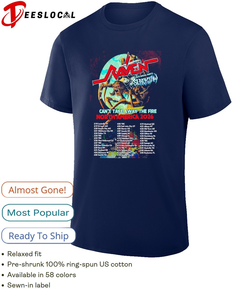 Raven North America Tour 2026 Poster shirt, hoodie, sweater, long