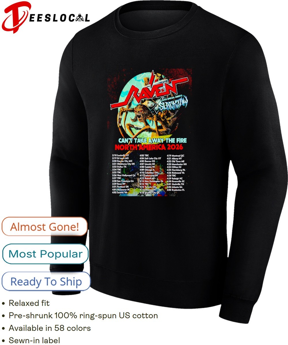 Raven North America Tour 2026 Poster shirt, hoodie, sweater, long