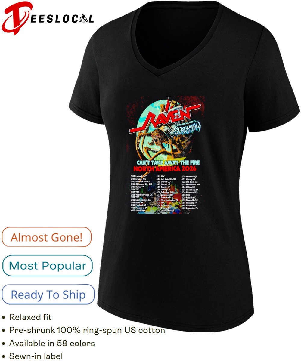 Raven North America Tour 2026 Poster shirt, hoodie, sweater, long