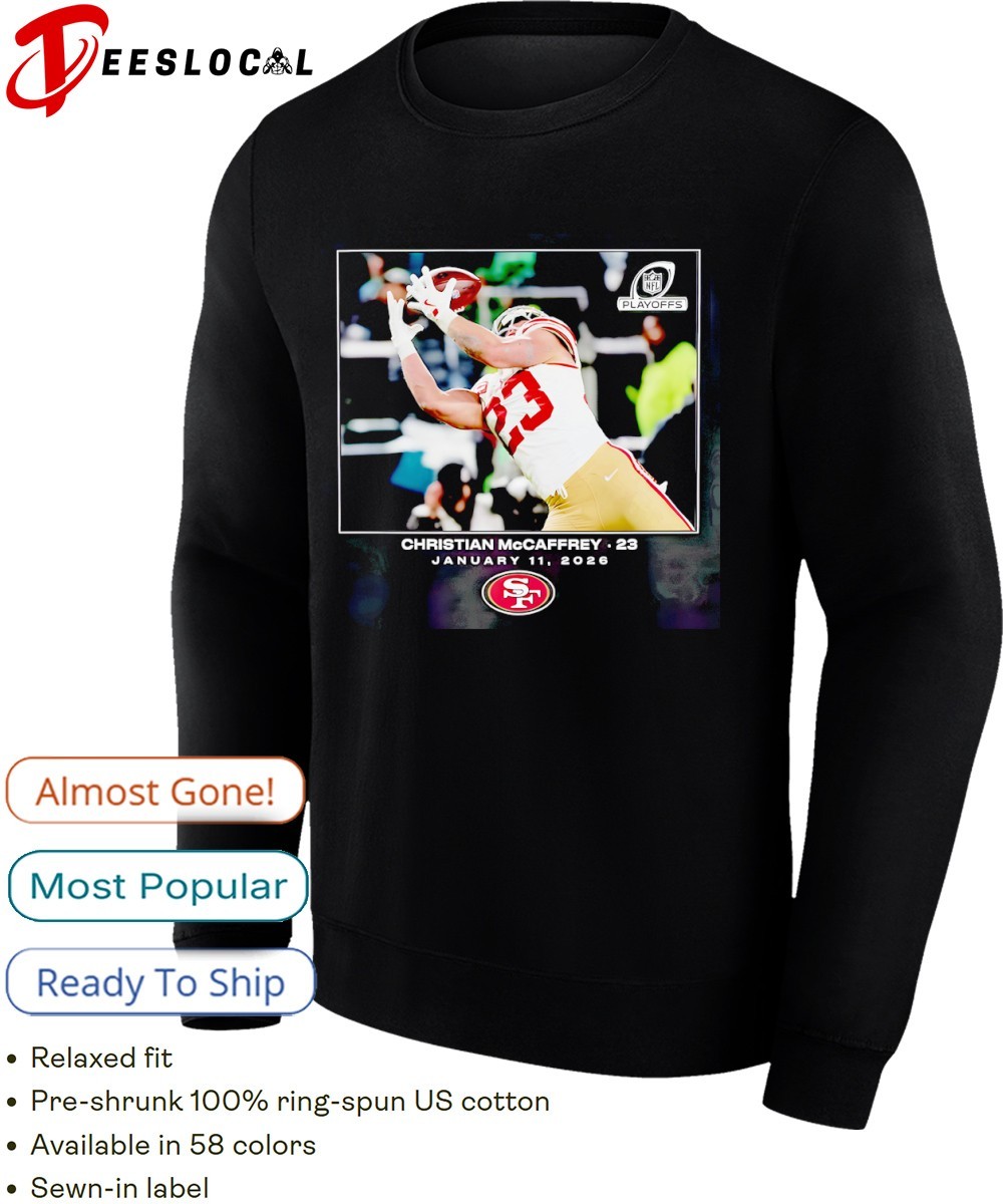 San Francisco 49ers Christian McCaffrey Black NFL Flash Features