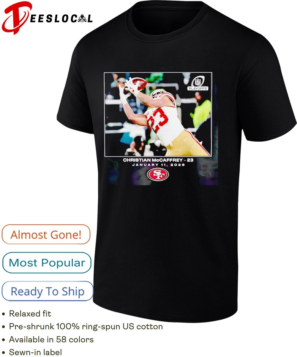 San Francisco 49ers Christian McCaffrey Black NFL Flash Features