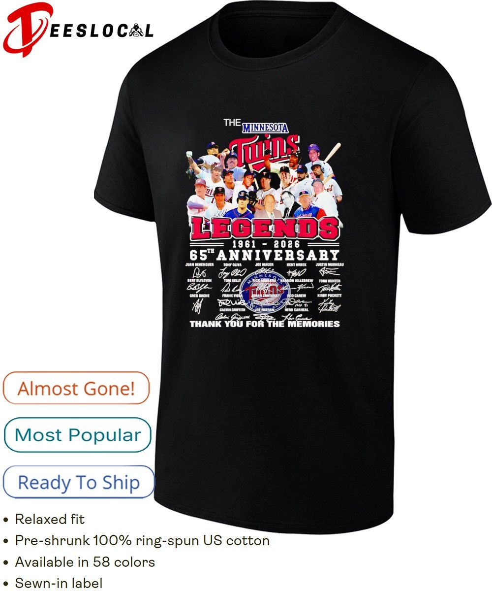 The Minnesota Twins legends 65th anniversary 1961 2026 thank you
