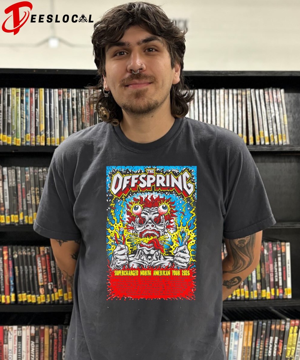 The Offspring Supercharged NA 2026 Tour shirt, hoodie, sweater
