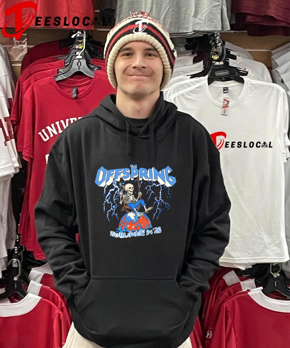 The Offspring Worldwide Tour 2026 Swinging Skeleton shirt, hoodie