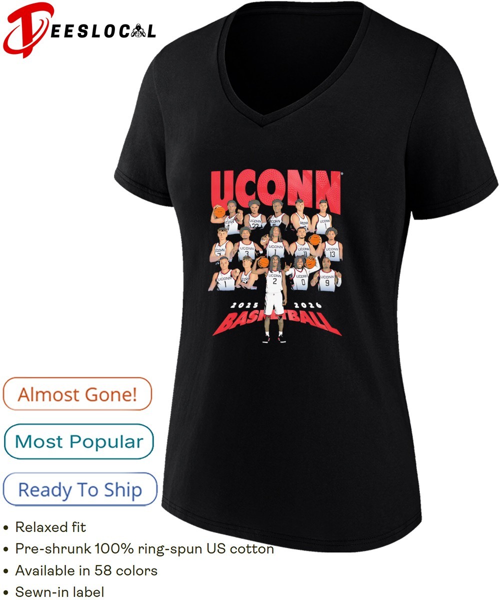 UConn Huskies Men's Basketball legends 2025 2026 shirt, hoodie