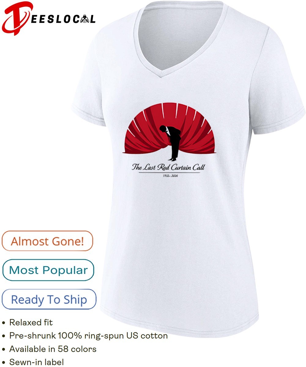 Valentino Garavani RIP The Last Red Curtain Call 1932 2026 shirt