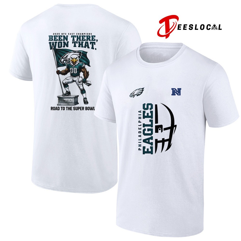 hiladelphia Eagles x NFC East Champions road to Super Bowl mascot
