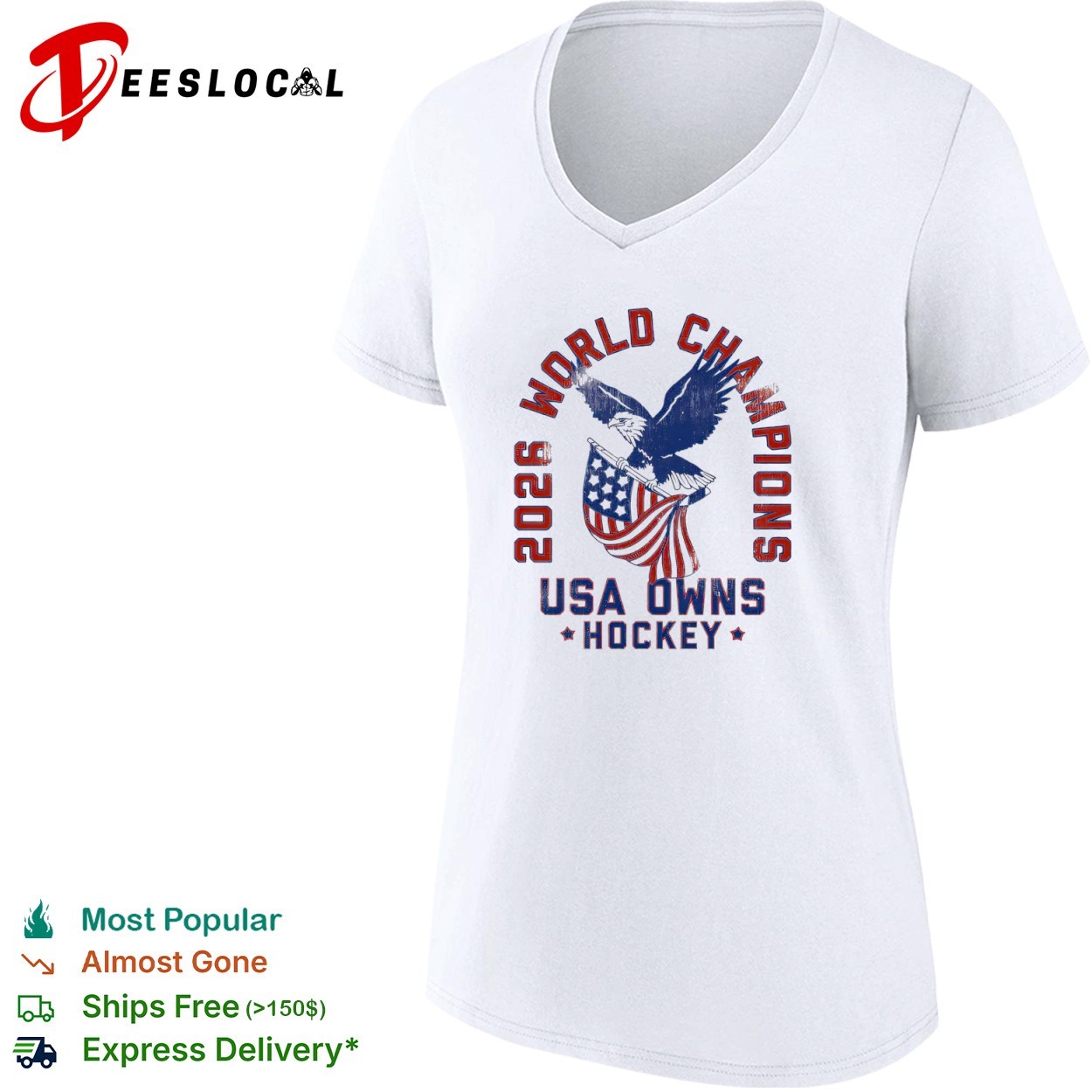 2026 World Champions USA Owns hockey shirt, hoodie, sweater, long