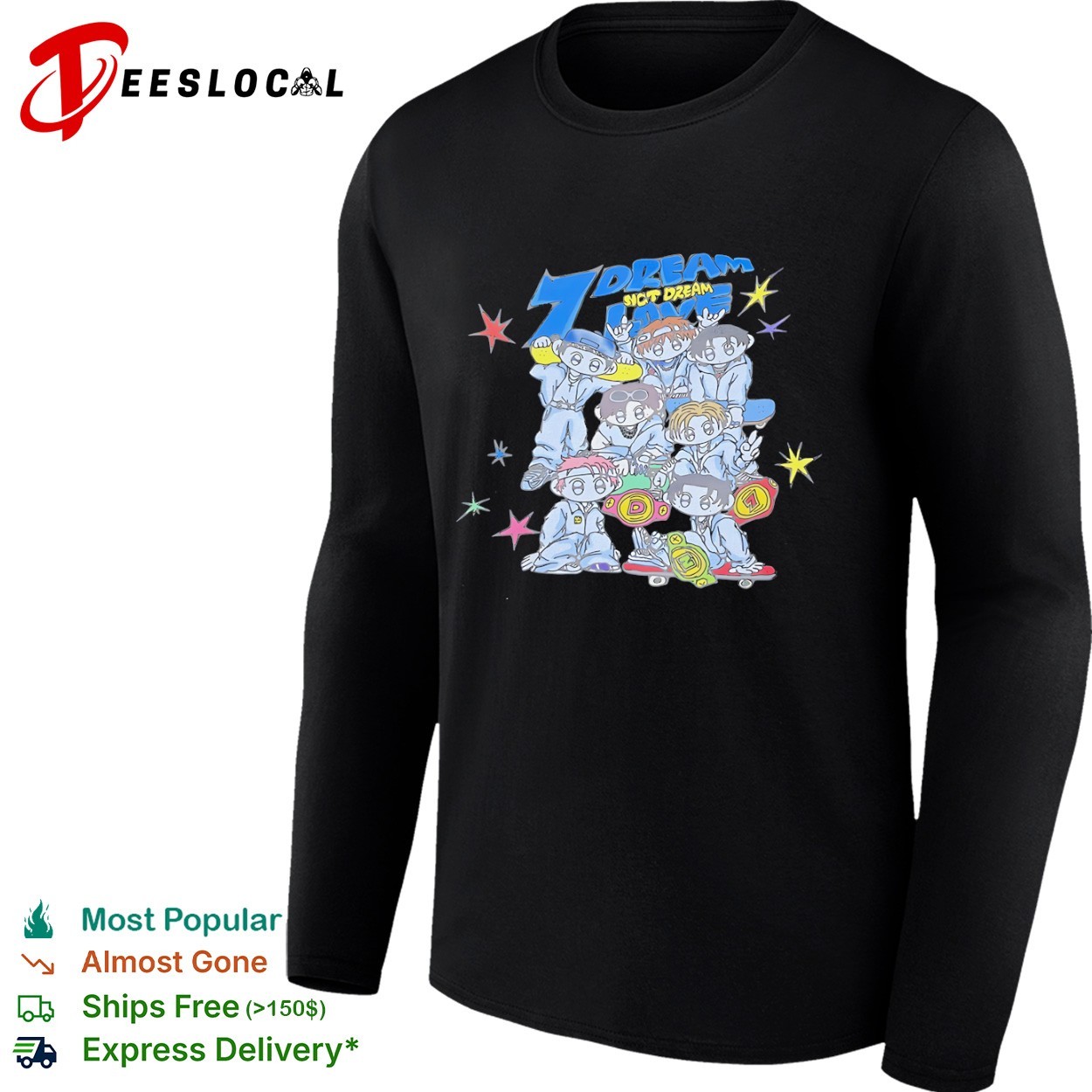 7 NCT Dream Time Riders Illustration Ver shirt, hoodie, sweater