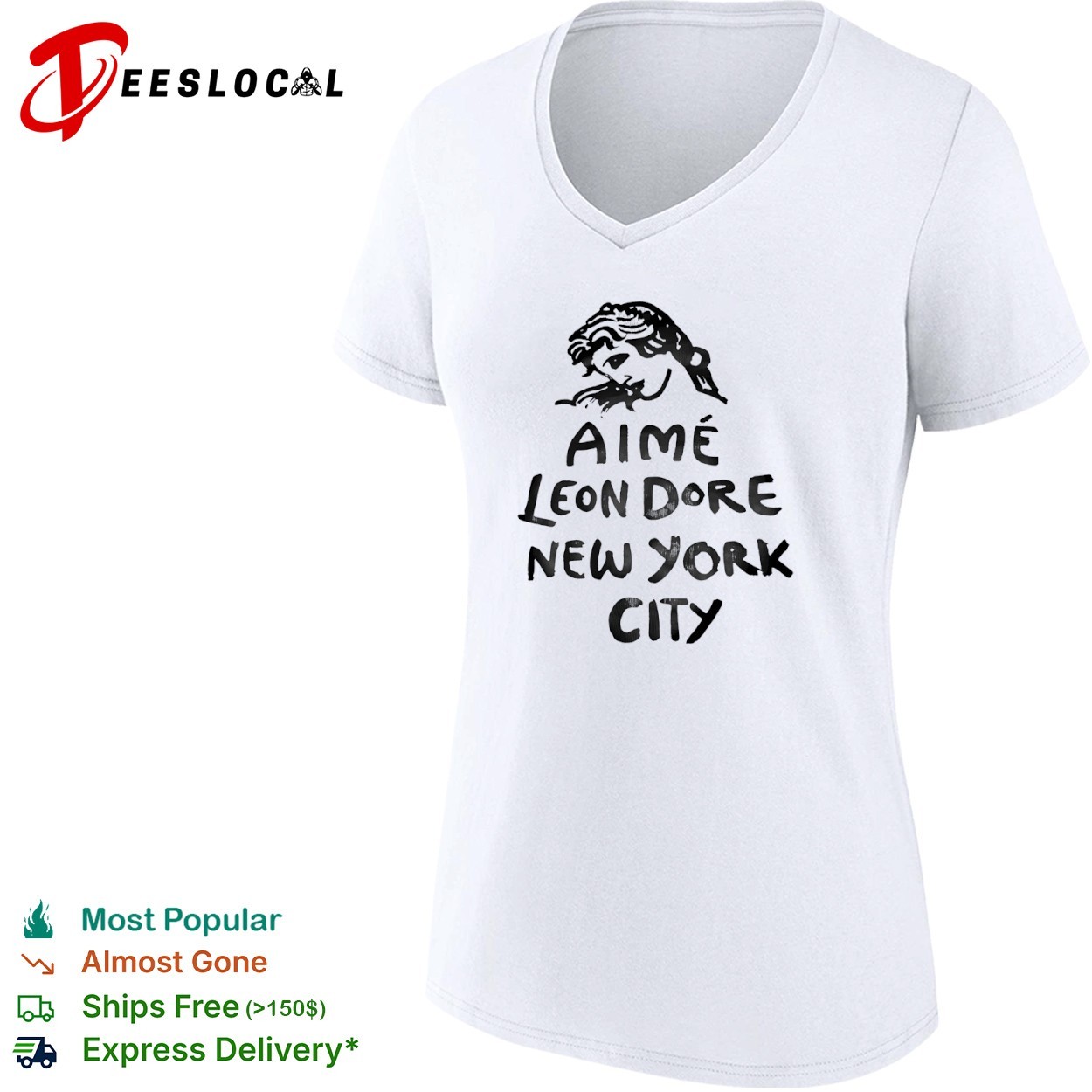 Aime Leon Dore New York City portrait shirt, hoodie, sweater, long