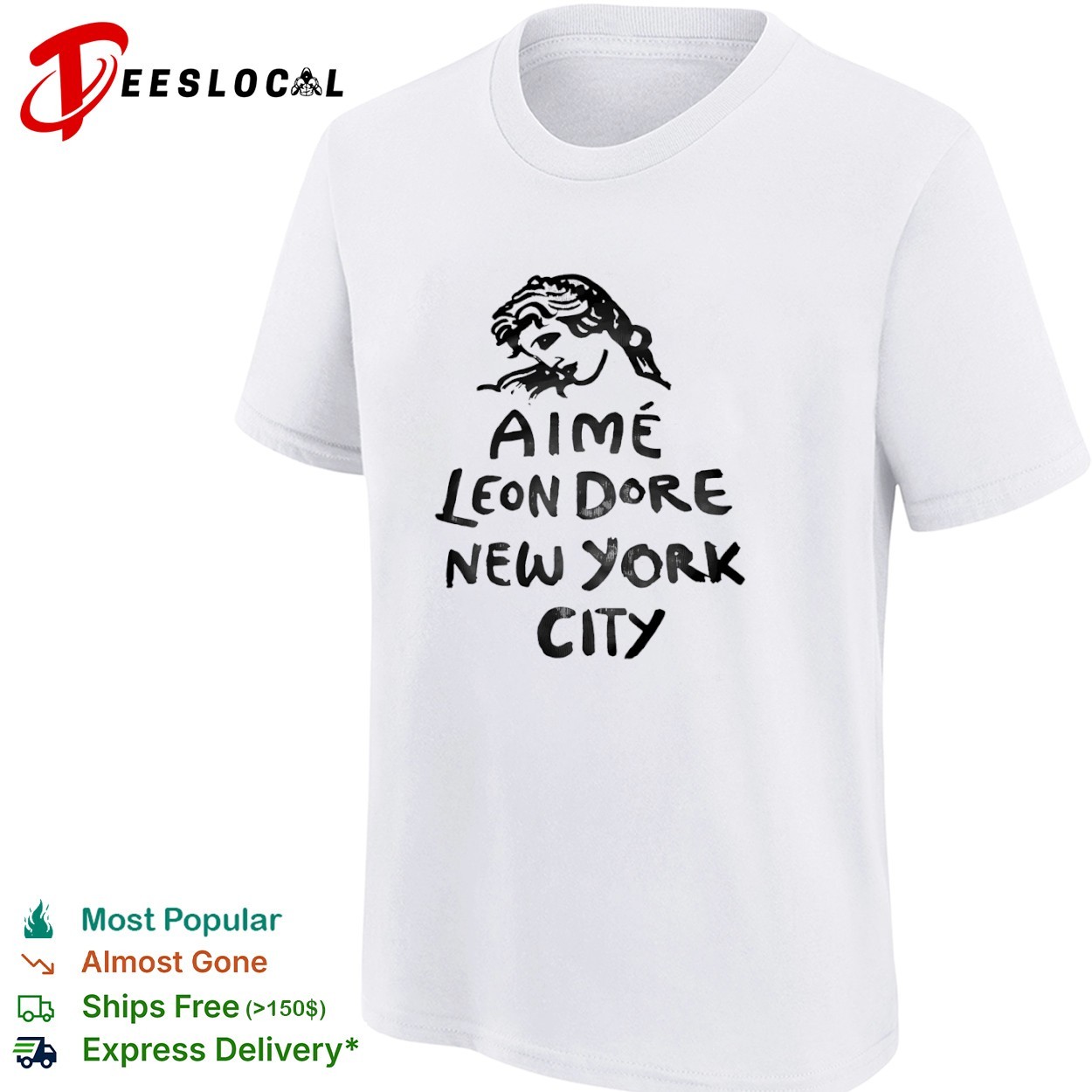 Aime Leon Dore New York City portrait shirt, hoodie, sweater, long