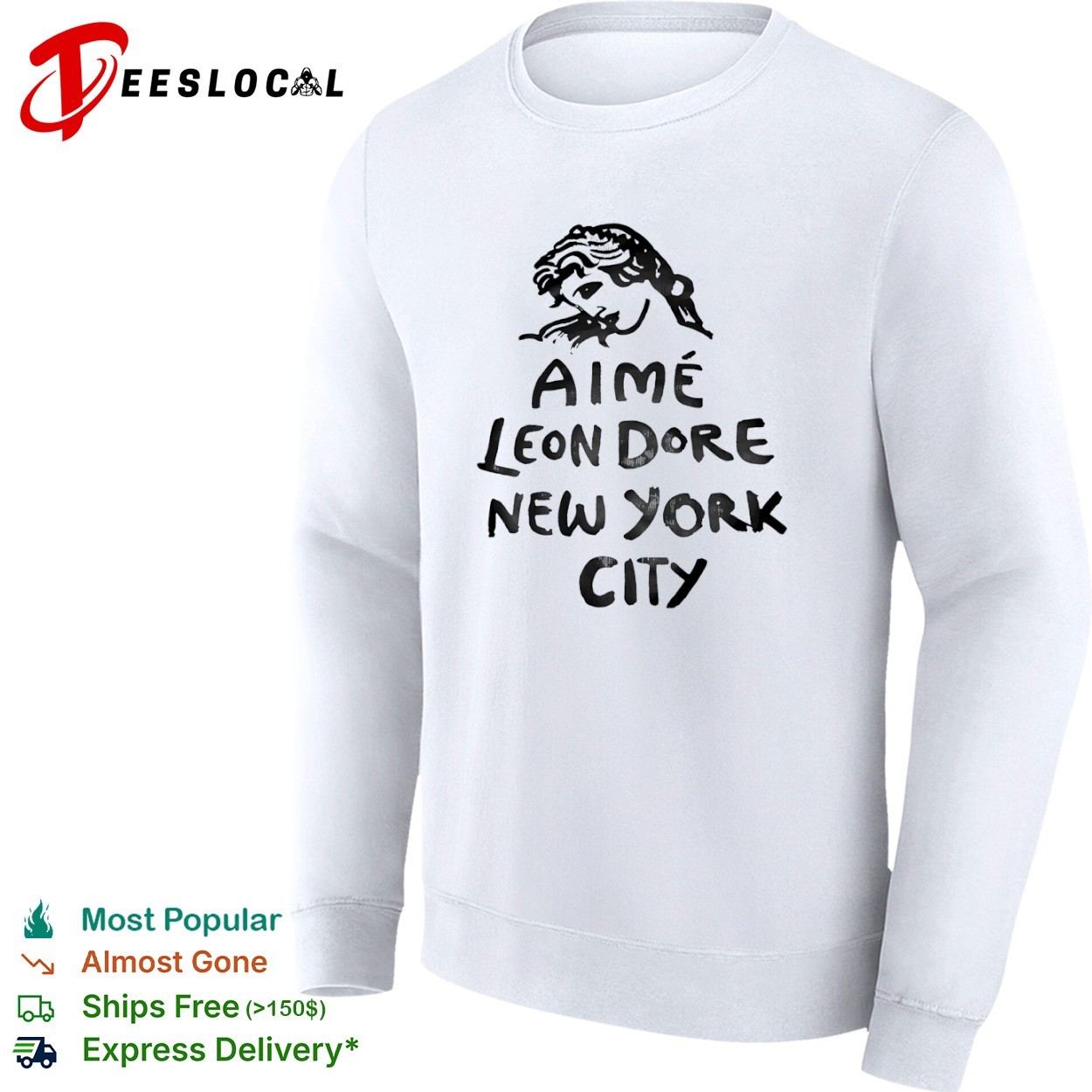 Aime Leon Dore New York City portrait shirt, hoodie, sweater, long