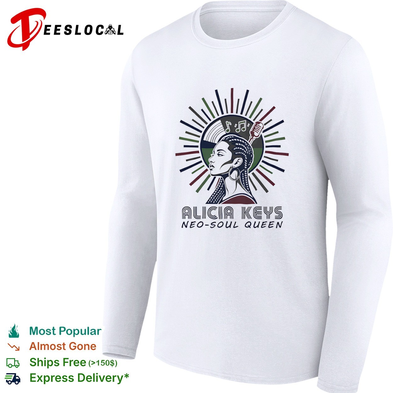 Alicia Keys Neo-soul queen shirt, hoodie, sweater, long sleeve and