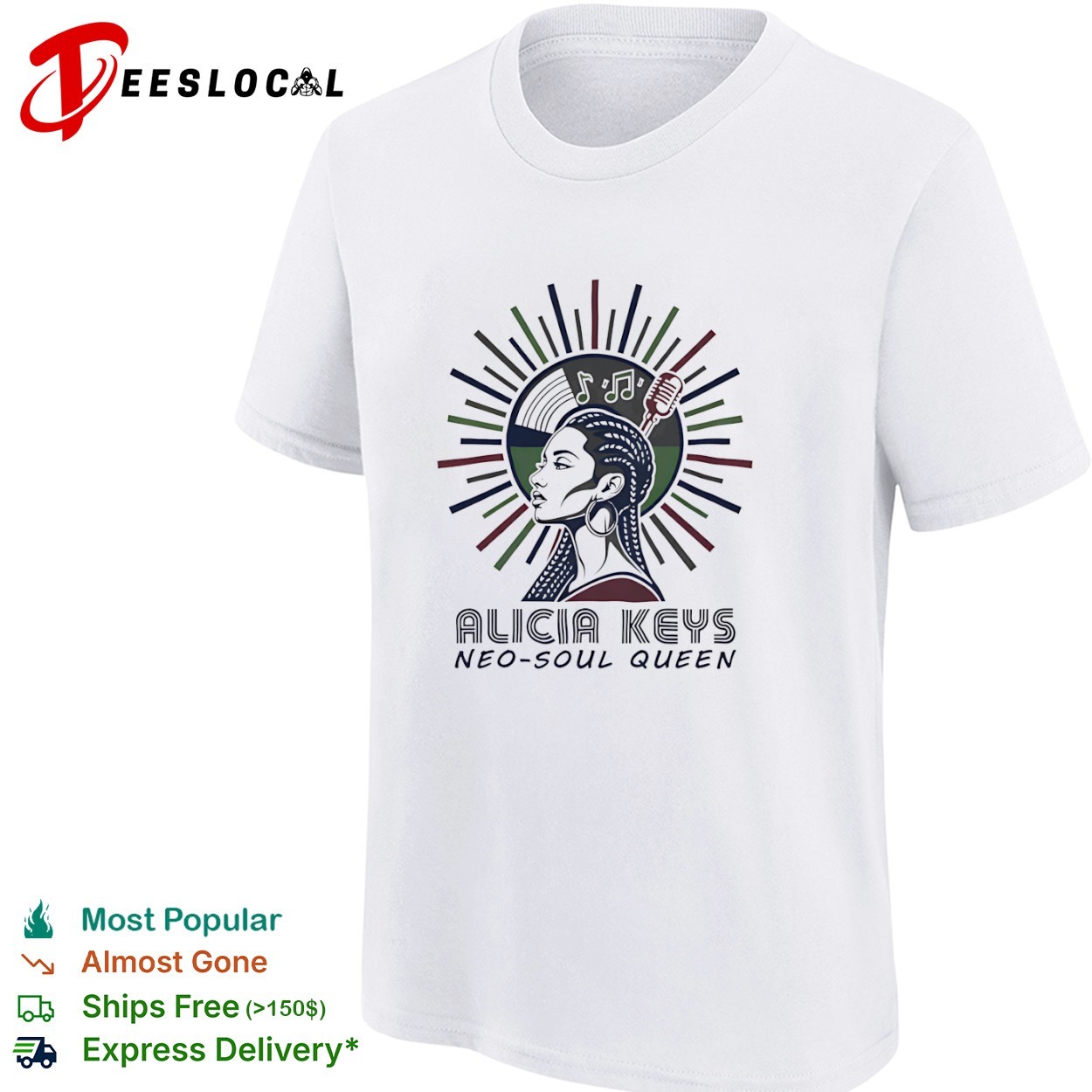 Alicia Keys Neo-soul queen shirt, hoodie, sweater, long sleeve and