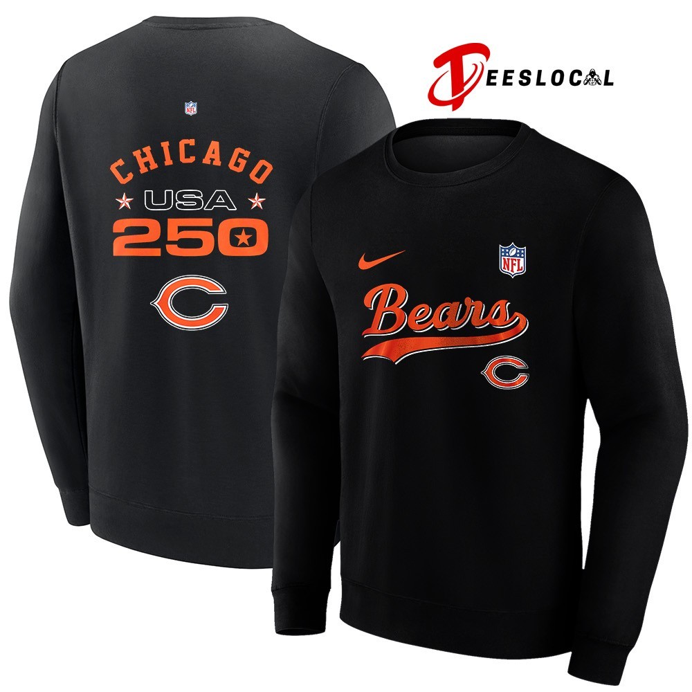 Chicago Bears x 250th USA shirt, hoodie, sweater, long sleeve and