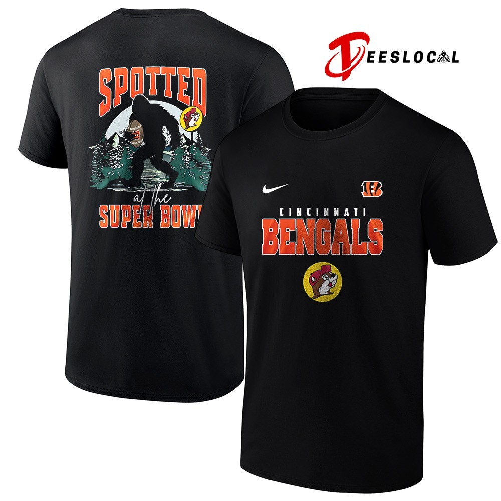 Cincinnati Bengals x Bigfoot spotted at the Super Bowl shirt