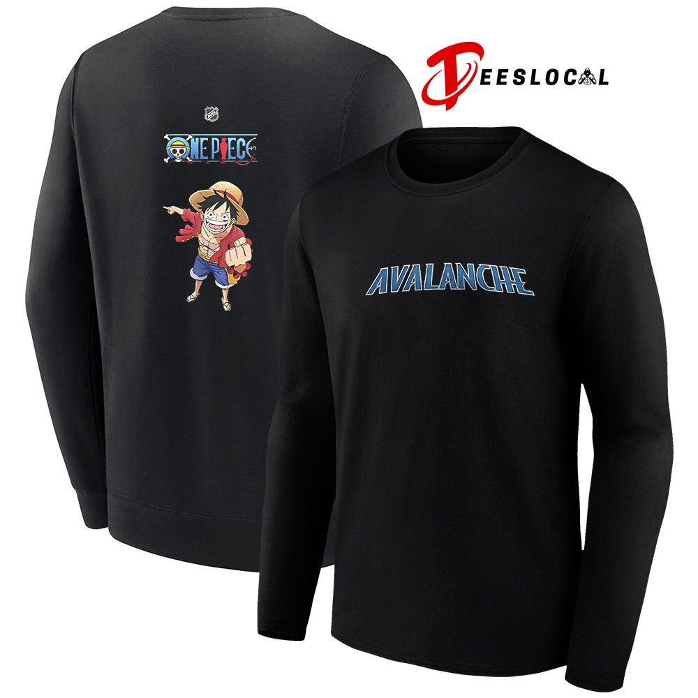 Colorado Avalanche x One Piece Luffy shirt, hoodie, sweater, long