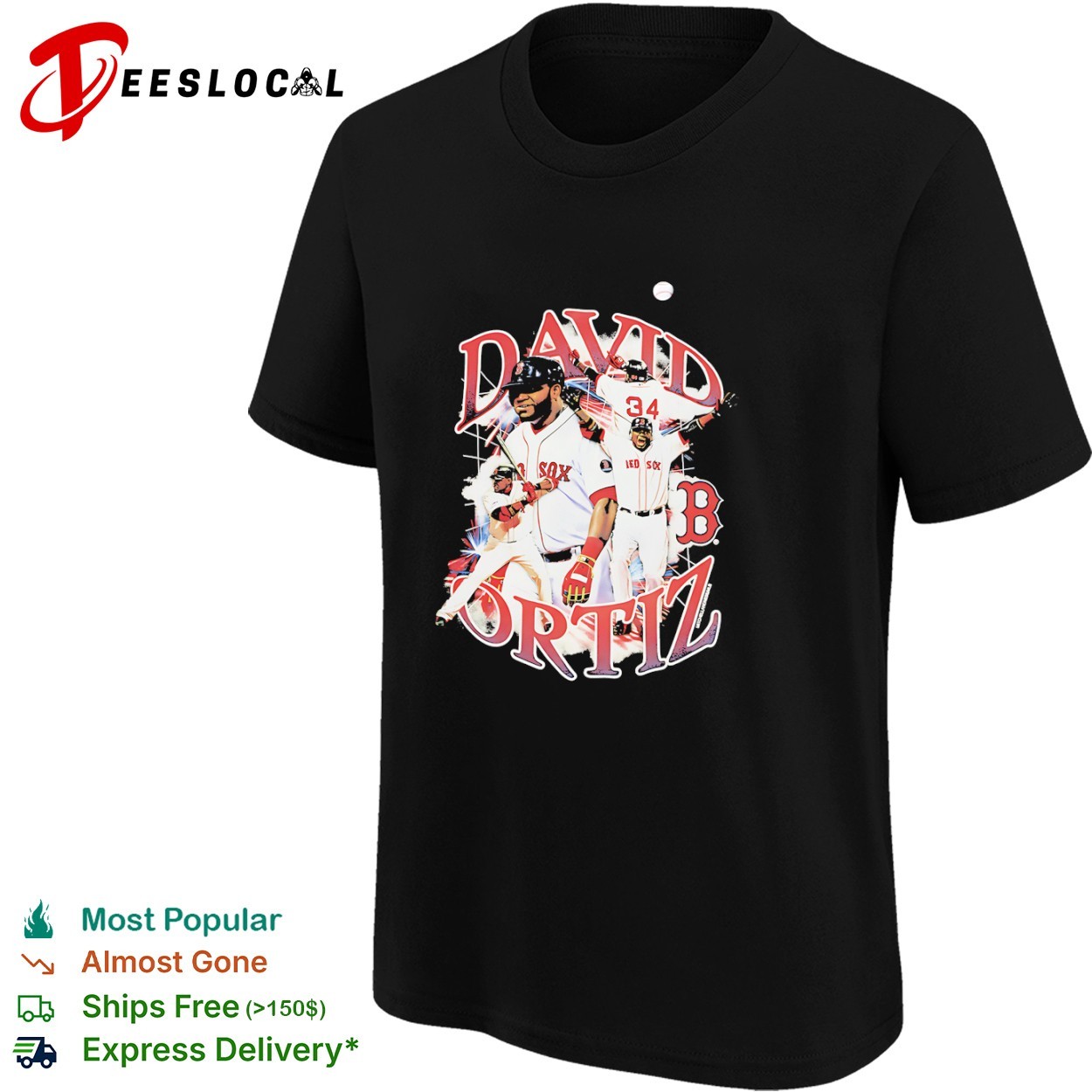 David Ortiz Boston Red Sox baseball graphic shirt, hoodie, sweater