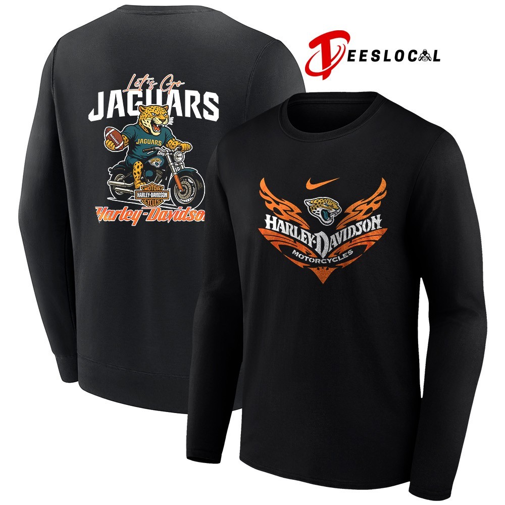 Jacksonville Jaguars x Harley Davidson firewave let's go mascot