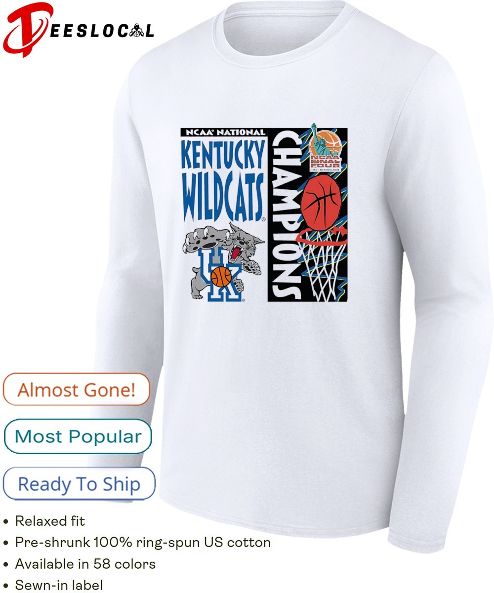 Kentucky '96 National Champions Legacy NCAA basketball team shirt