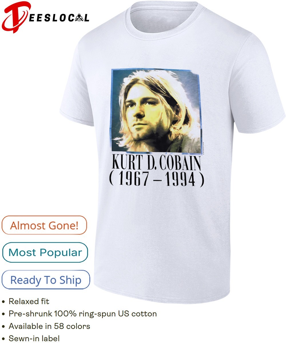 Kurt D Cobain 1967 1994 shirt, hoodie, sweater, long sleeve and