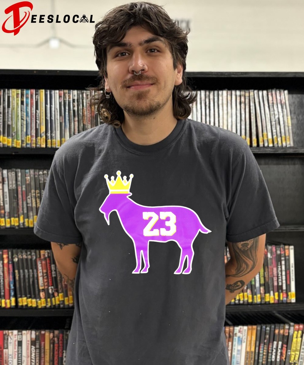 lebron james goat shirt