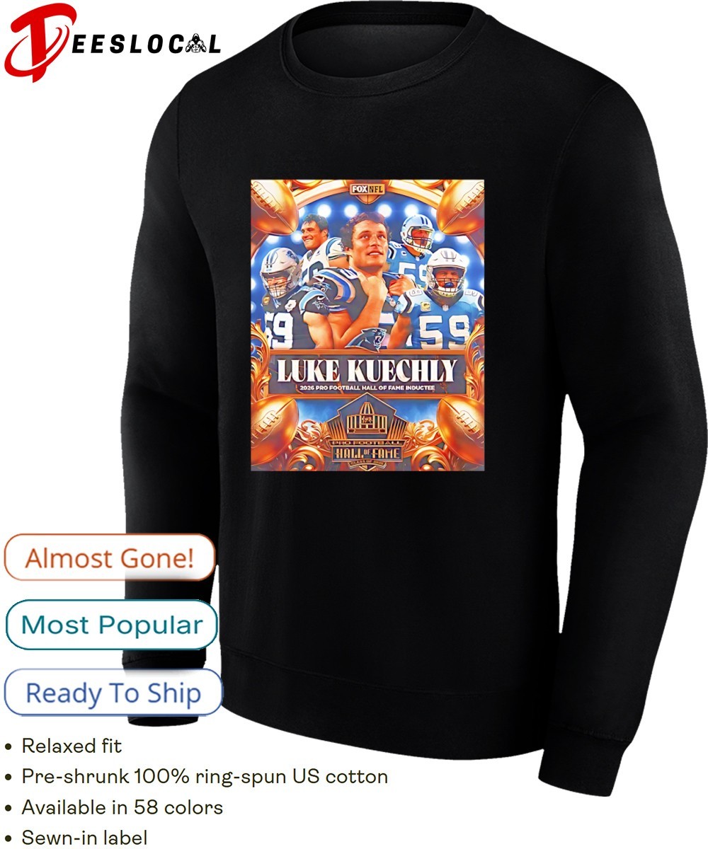 ※lukerCOOTIE Polyester Twill Football Luke Kuechly Carolina Panthers NFL 2026 Pro Football Hall Of Fame