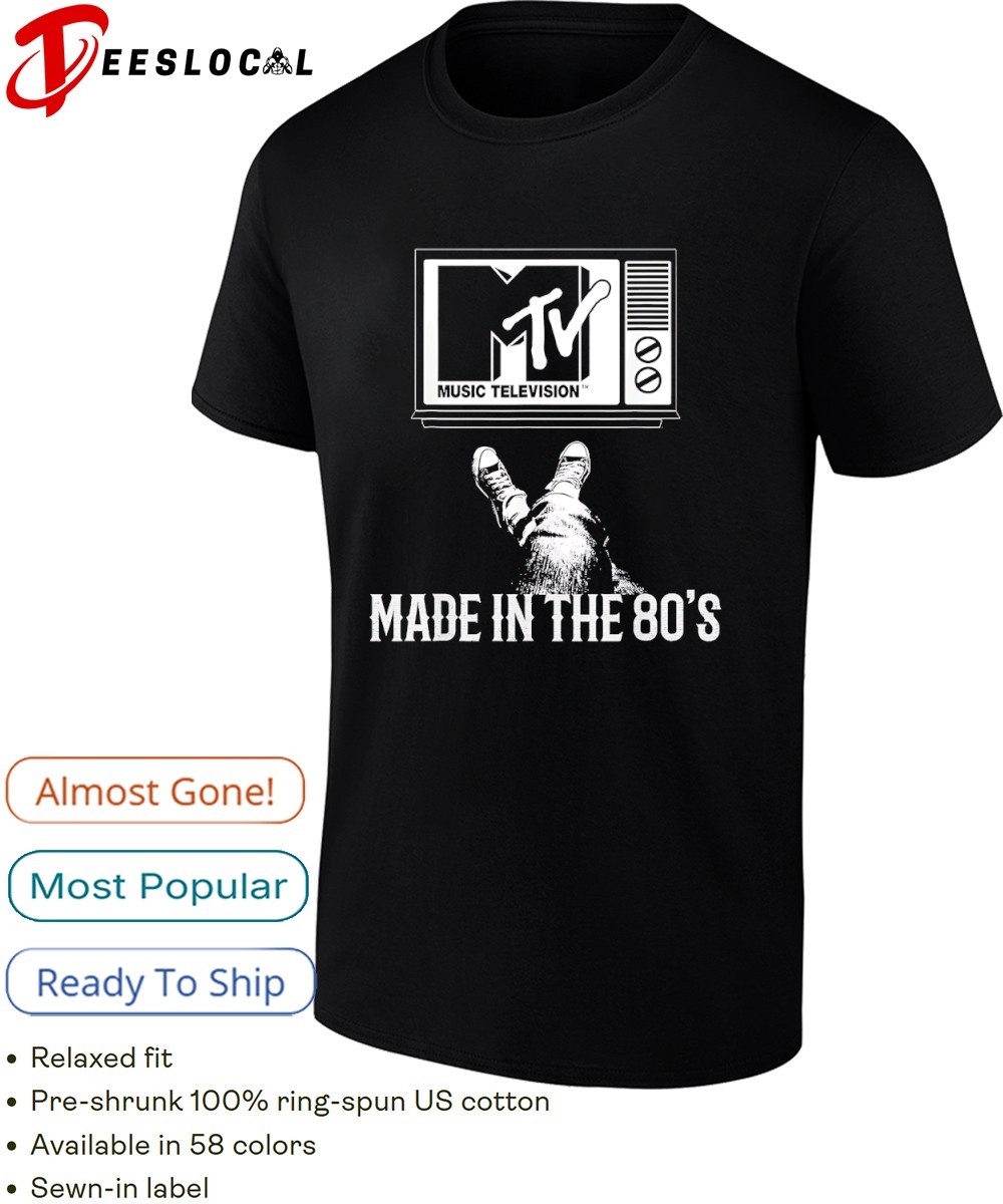 MTV Made in The 80's Vintage Shirt, hoodie, sweater, long sleeve