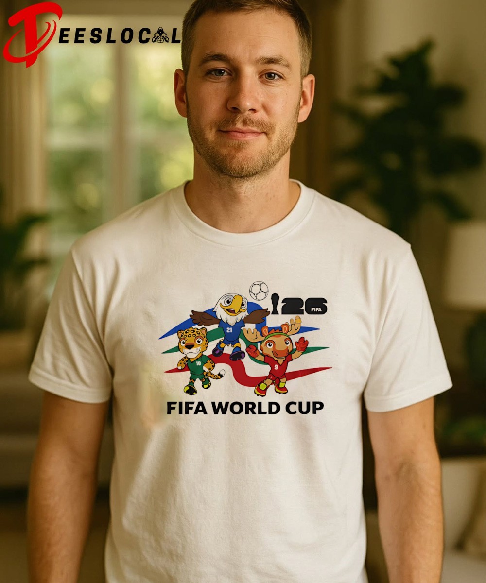 Maple Canada Zayu Mexico Clutch USA mascot FIFA World Cup shirt