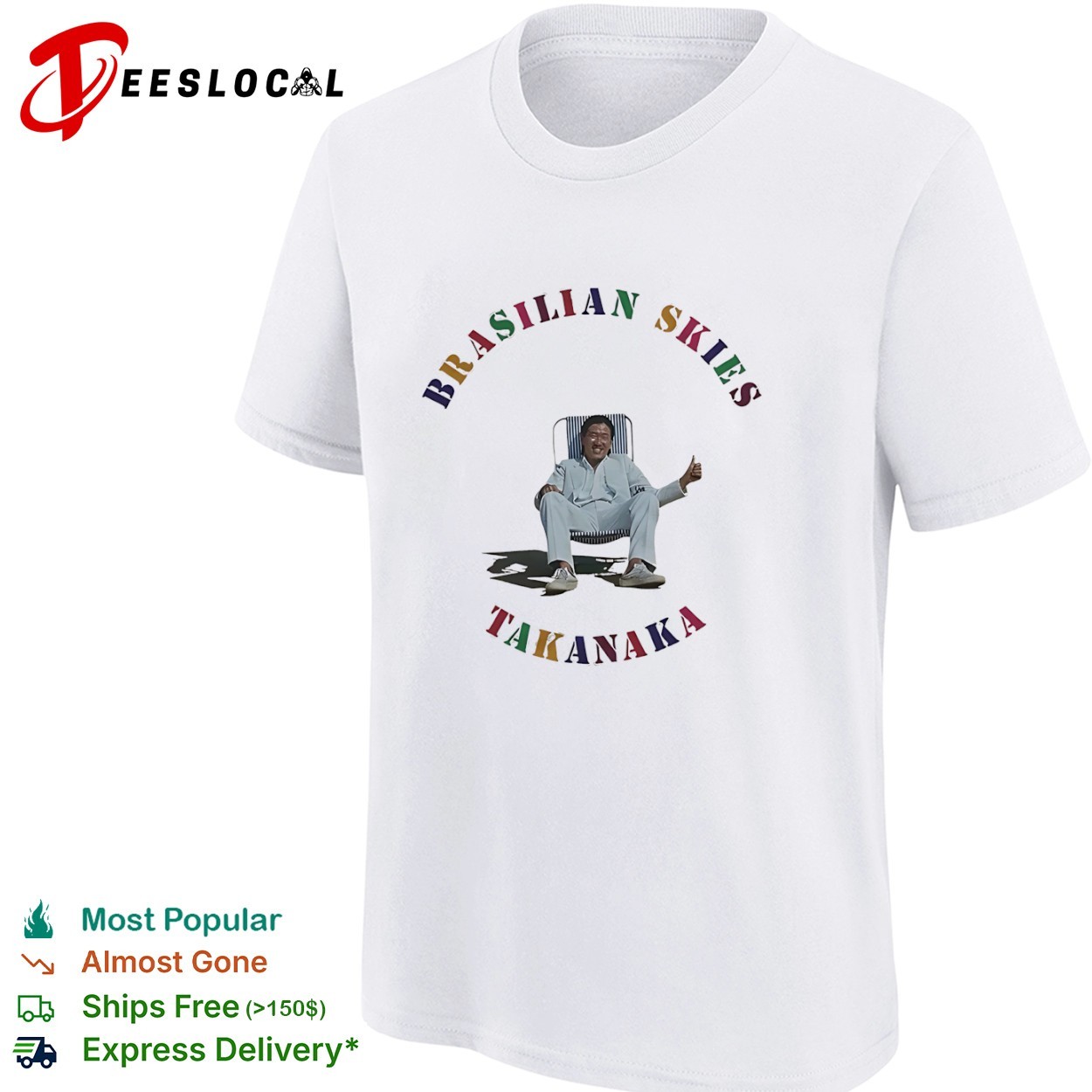 Masayoshi Takanaka standing on chair jazz fusion Brasilian Skies