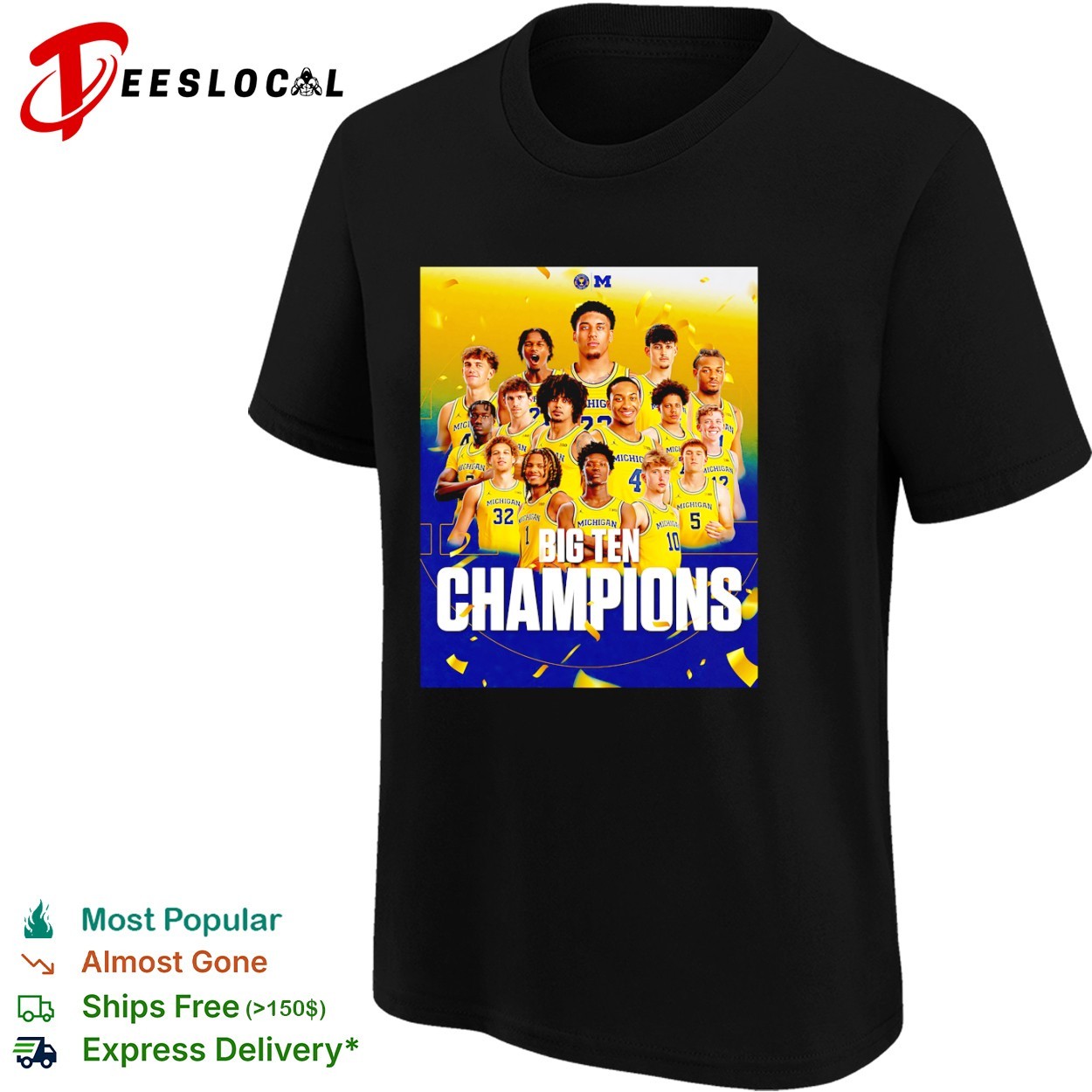 Michigan Wolverines BIG ten Champions 2026 poster shirt, hoodie