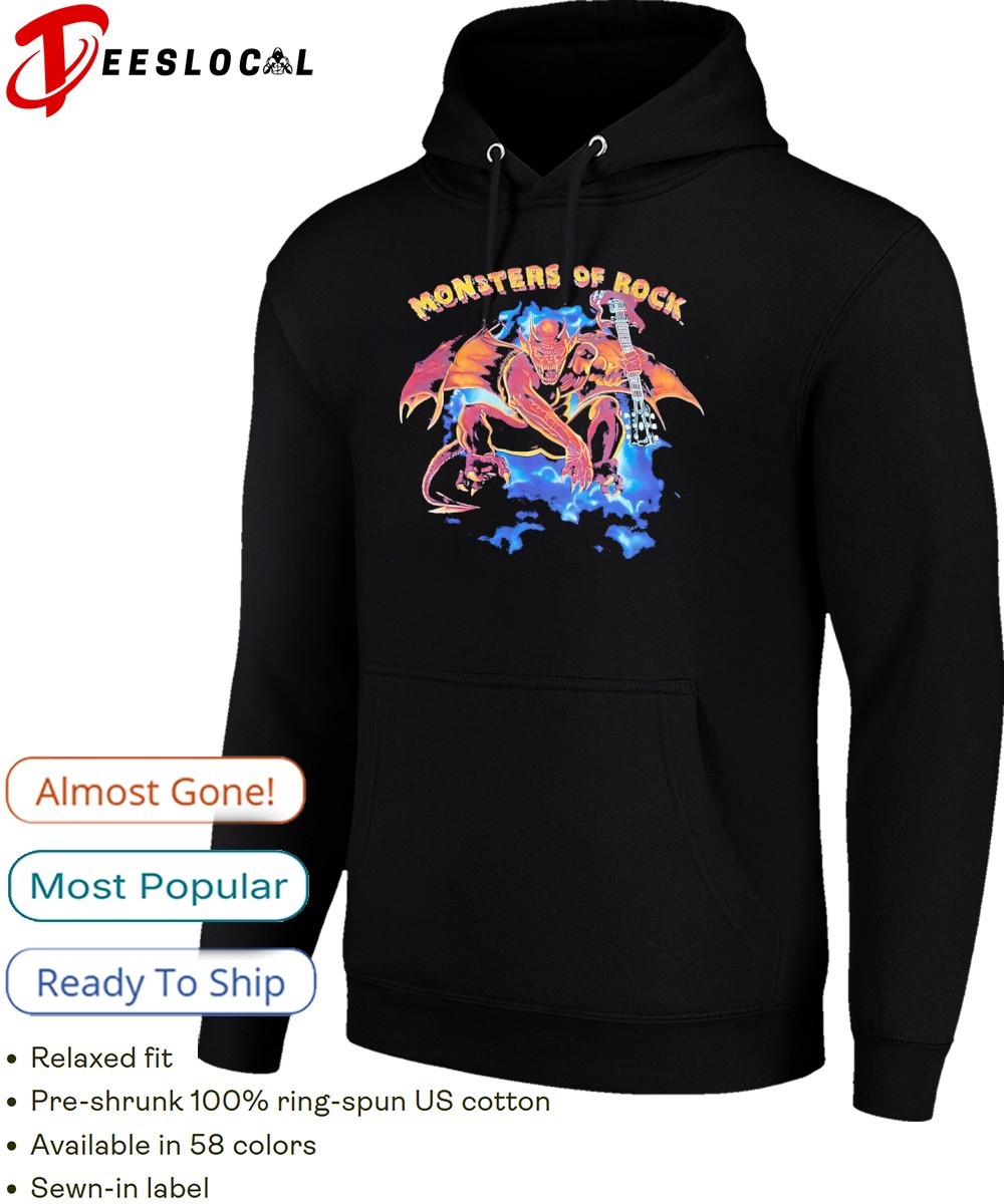 Monsters of Rock tour shirt, hoodie, sweater, long sleeve and tank top