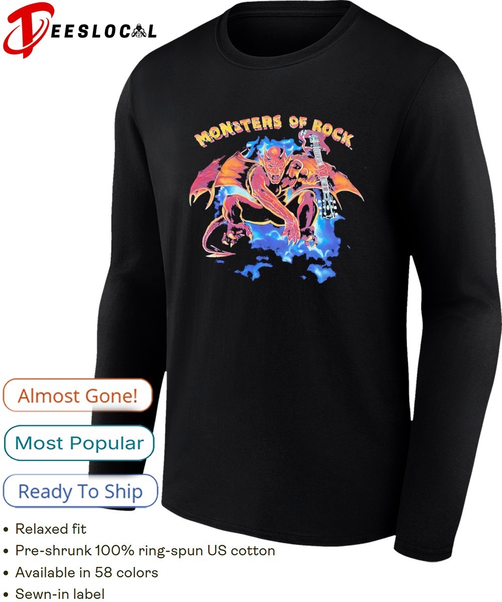 Monsters of Rock tour shirt, hoodie, sweater, long sleeve and tank top