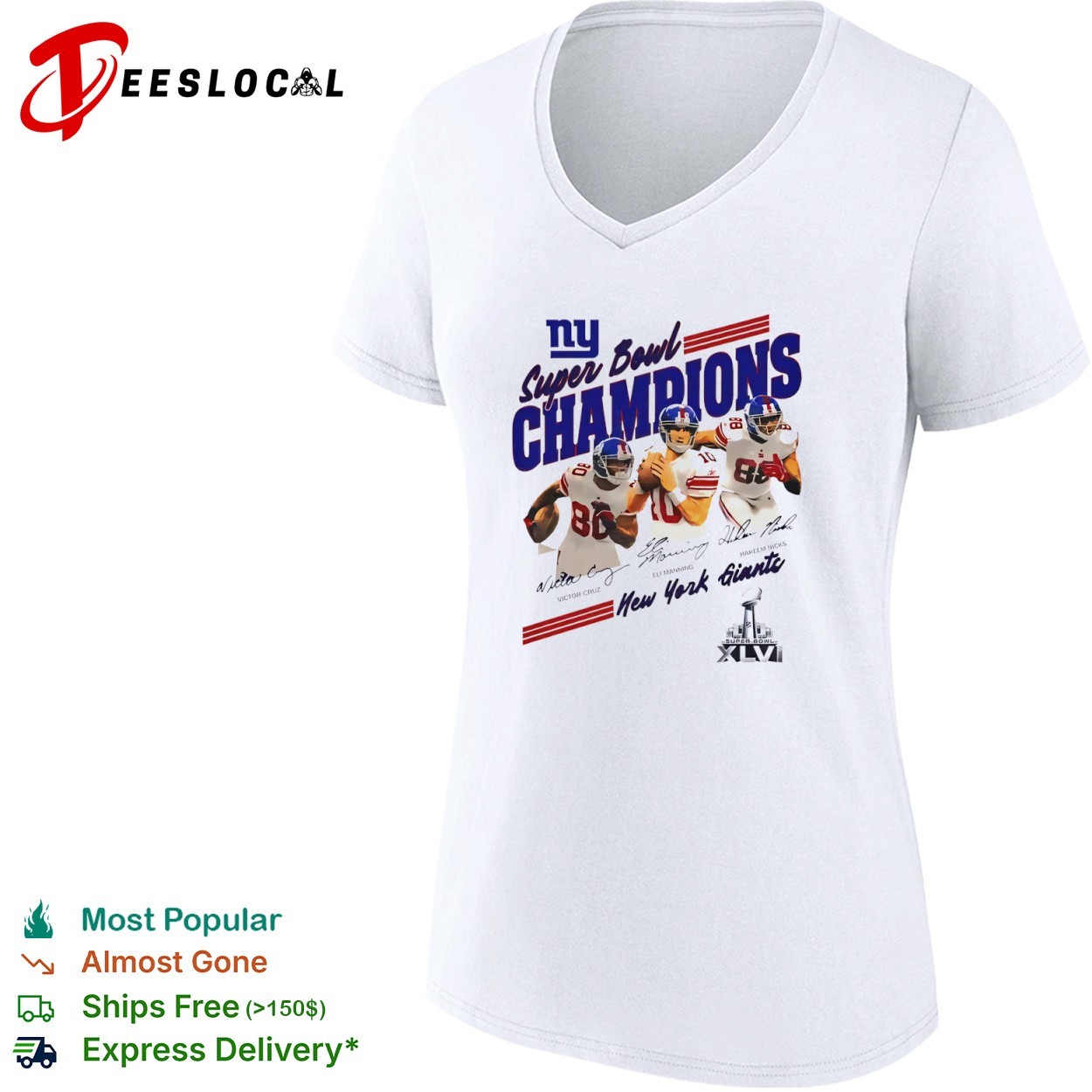 New York Giants Super Bowl XLVI Champions shirt, hoodie, sweater