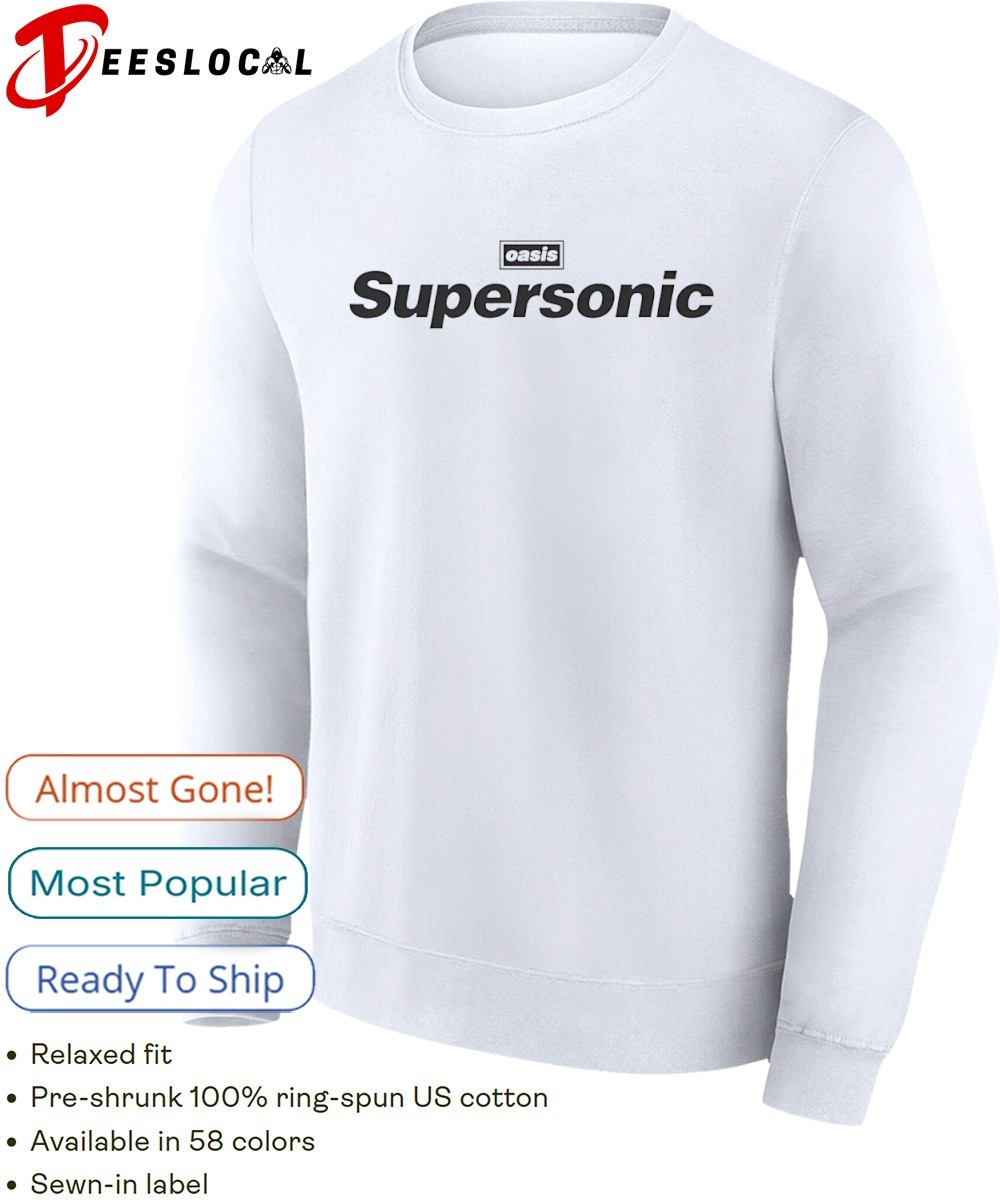 Oasis Supersonik logo shirt, hoodie, sweater, long sleeve and tank top
