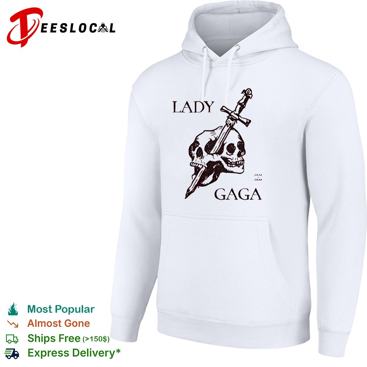Skull Lady Gaga 2026 shirt, hoodie, sweater, long sleeve and tank top