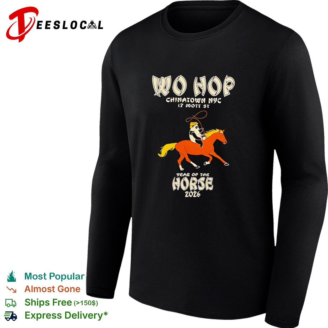Chinatown NYC Year of the Horse 2026 Wo Hop shirt, hoodie, sweater