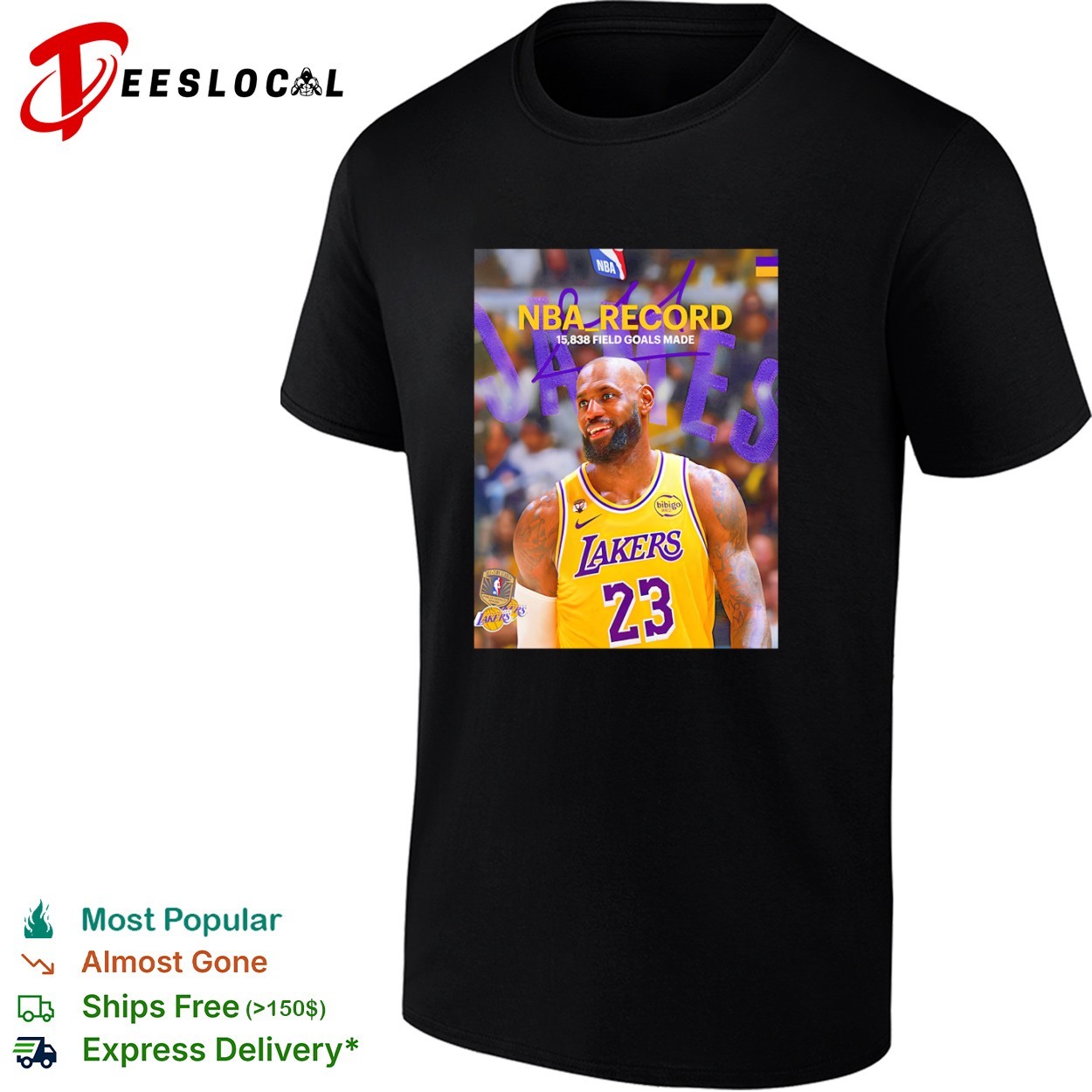 lebron james player tee